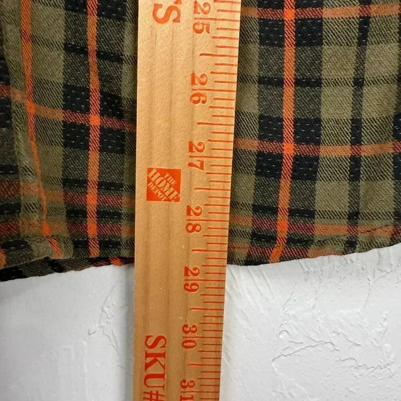 Levis Plaid L/S Button Down Shirt Mens Large Preppy College Casual Fall Levi's - Picture 7 of 9